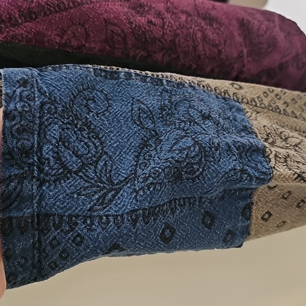 Bohemian Patchwork Harem Low Crotch- Multicolor P… - image 2